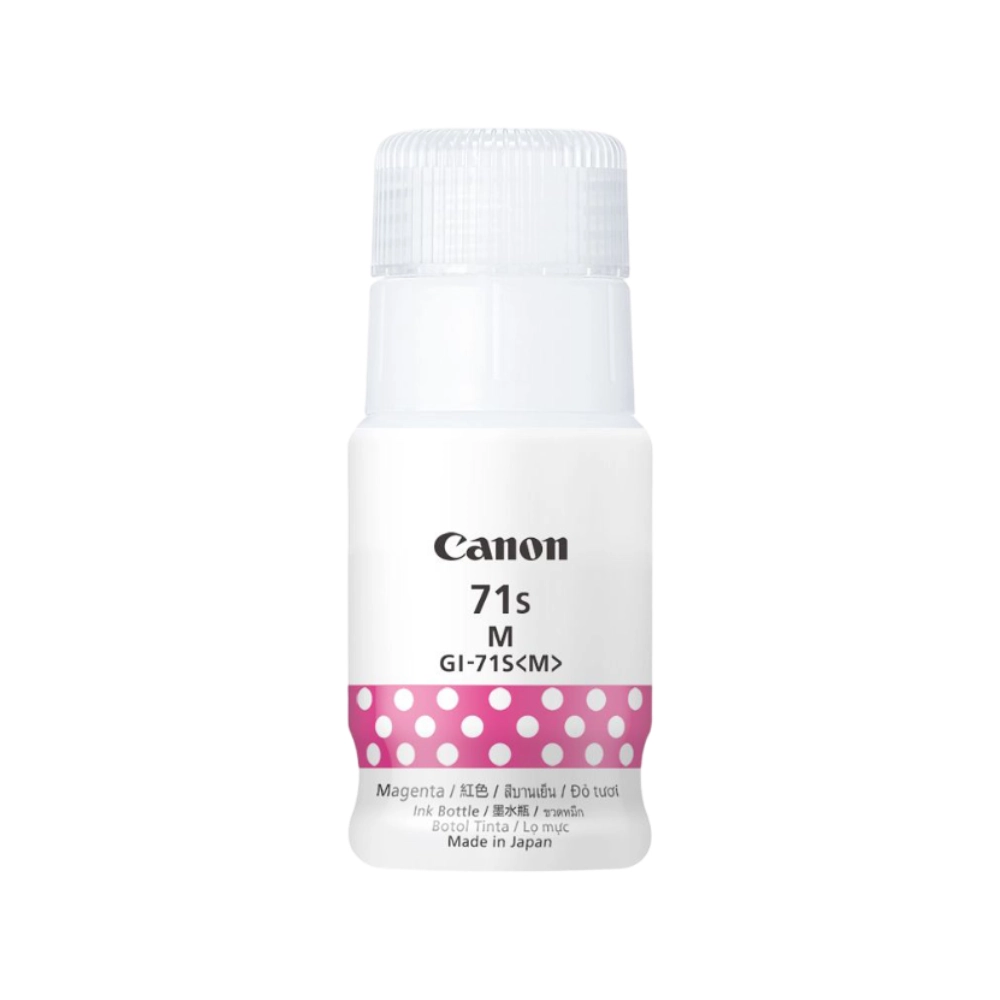 Canon 71S Magenta Inkjet Ink Bottle Small 40ml view 2